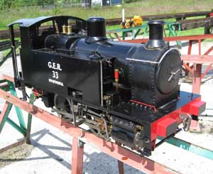 GER 0-4-0 steam locomotive