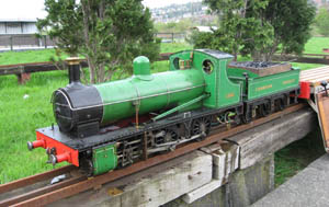Simplex steam tender locomotive