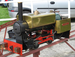 Sweet Pea design locomotive Airedale